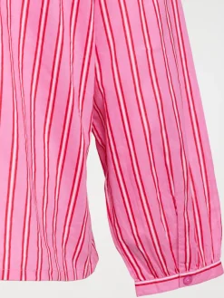 Chemise à rayures grande taille femme