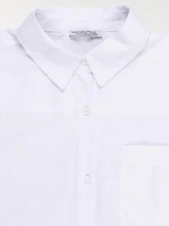 Chemise basique blanche fille (XXS-M)