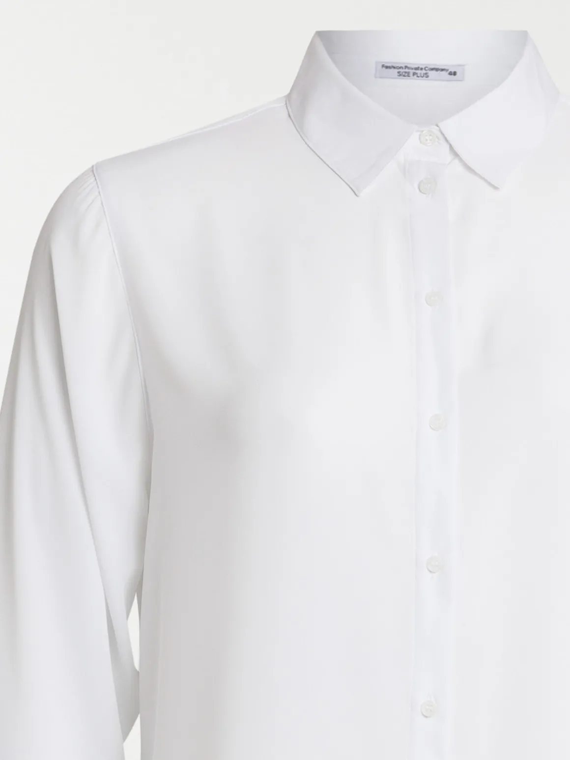 Chemise blanche grande taille femme