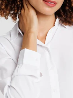 Chemise blanche manches longues femme