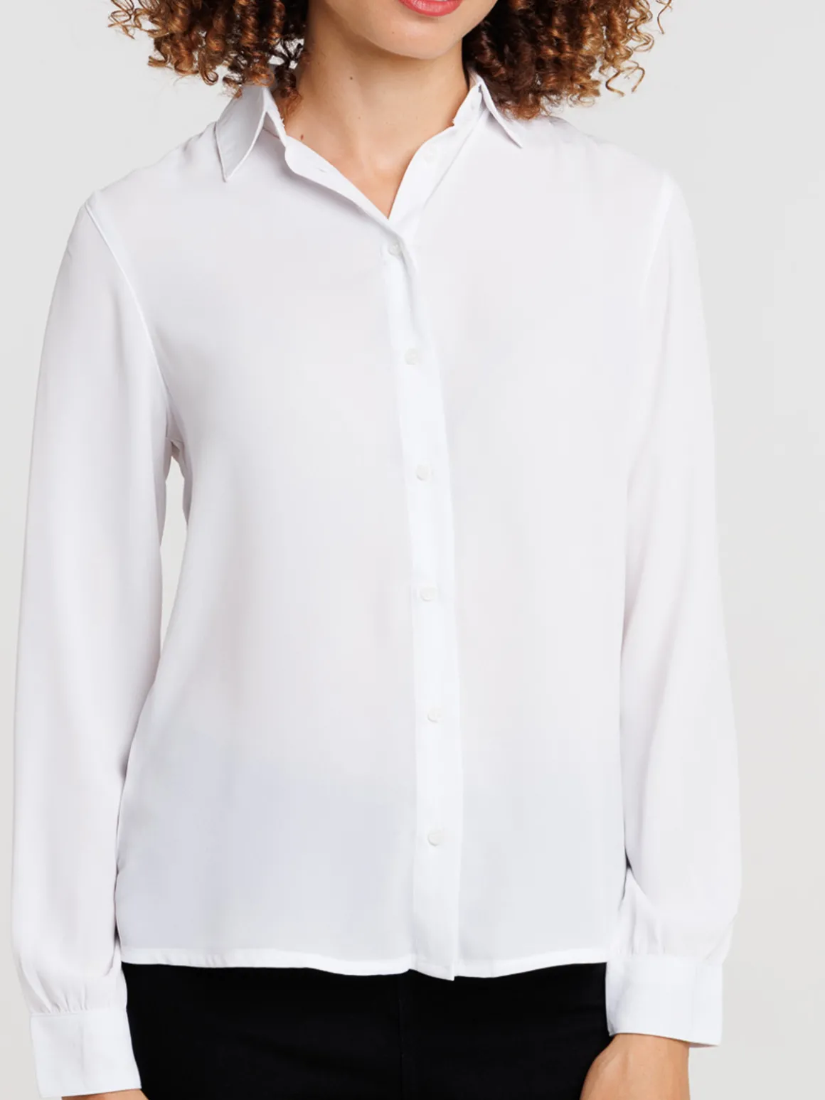 Chemise blanche manches longues femme