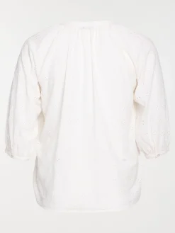Chemise brodée grande taille femme