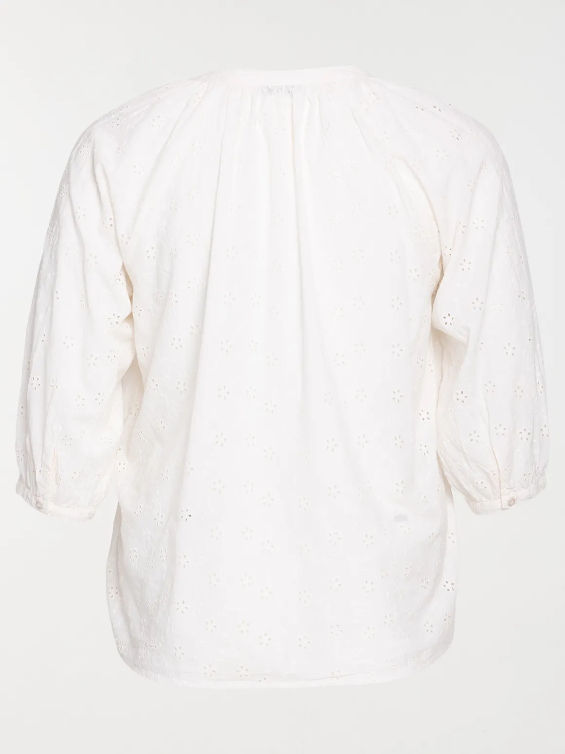 Chemise brodée grande taille femme