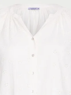 Chemise brodée grande taille femme