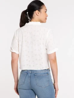 Chemise broderie anglaise femme