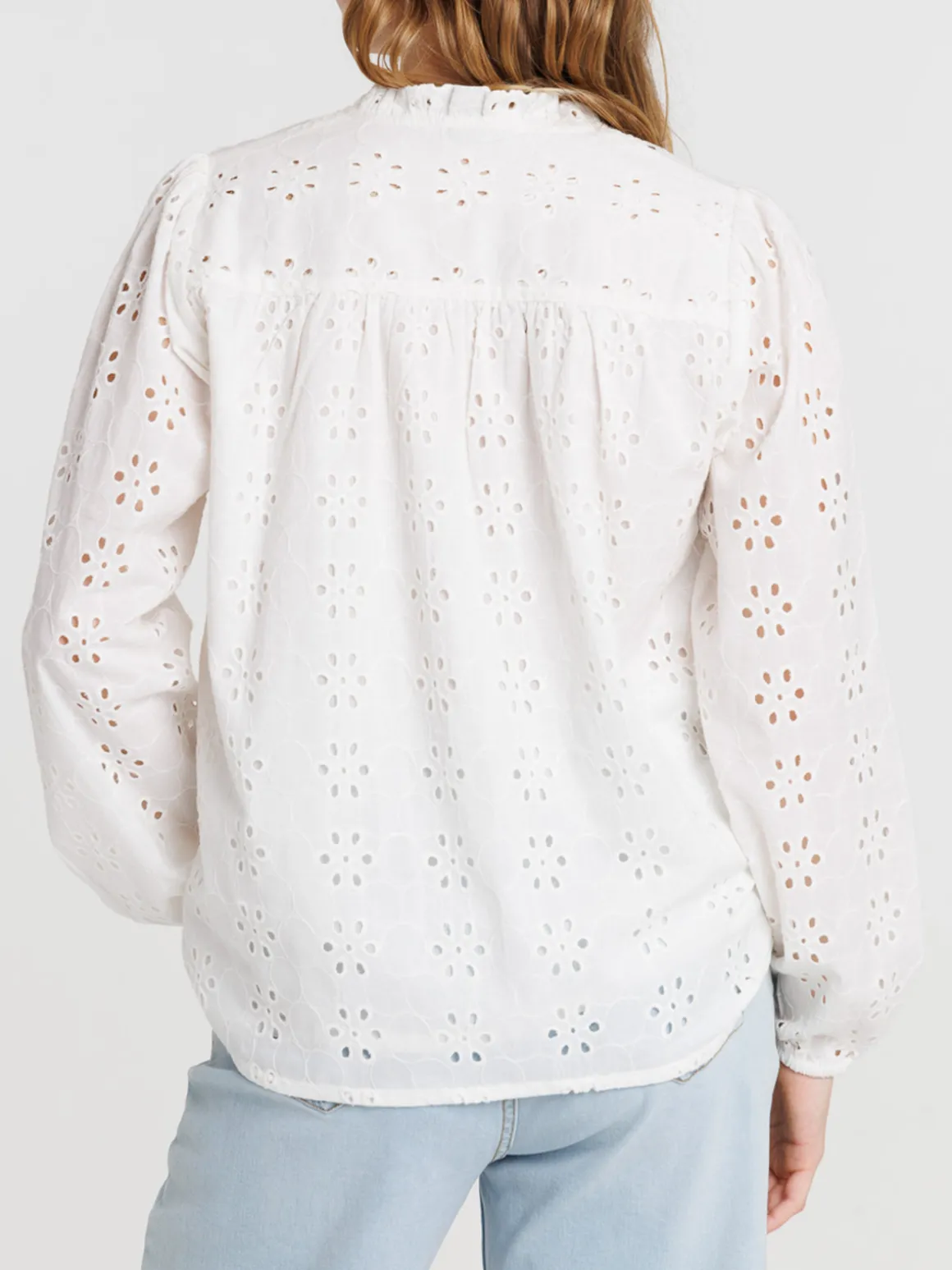 Chemise broderie anglaise femme