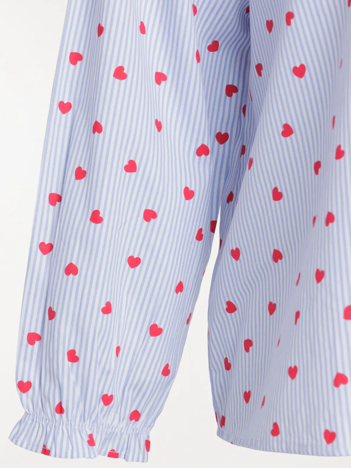 Chemise coeurs grande taille femme