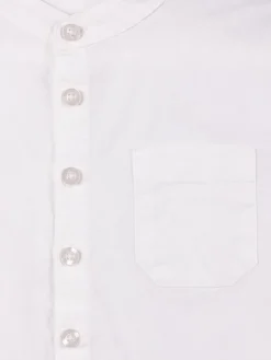 Chemise col mao blanche garçon (3-8A)
