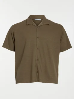 Chemise col tailleur grande taille homme