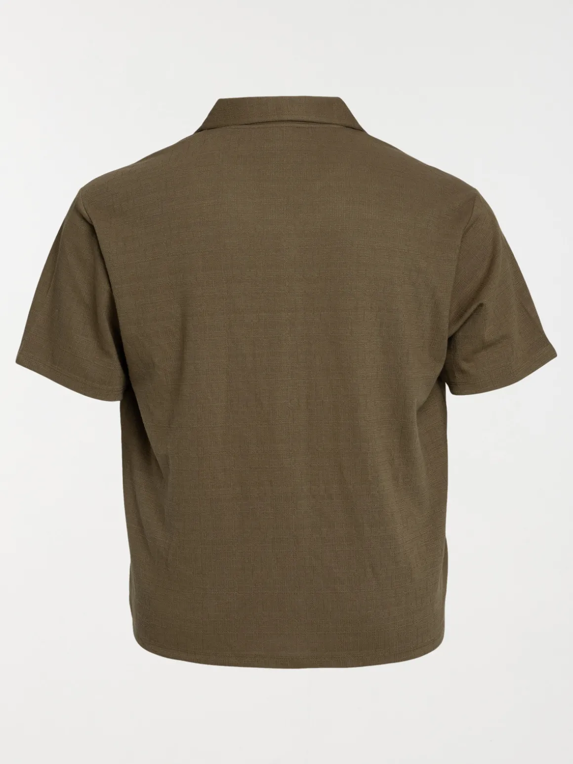 Chemise col tailleur grande taille homme