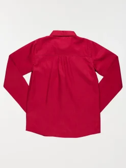 Chemise coloris prune fille (10-16A)
