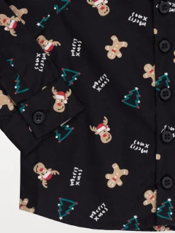 Chemise de Noël imprimée garçon (6-36M)