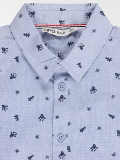 Chemise de Noël imprimée garçon (6-36M)