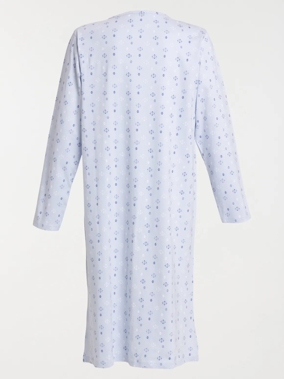 Chemise de nuit boutonné imprimé femme