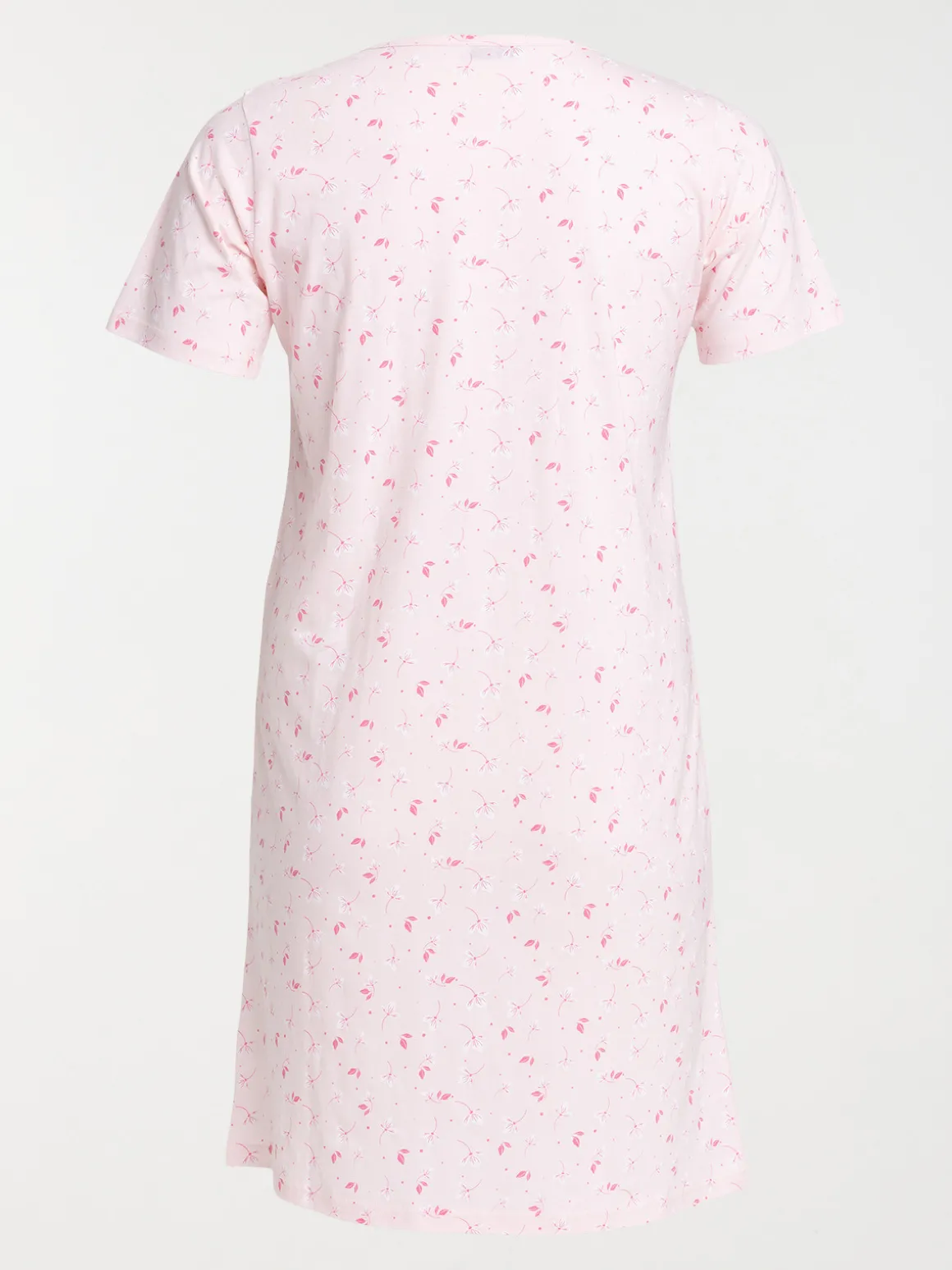 Chemise de nuit floral rose femme