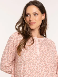 Chemise de nuit léopard femme