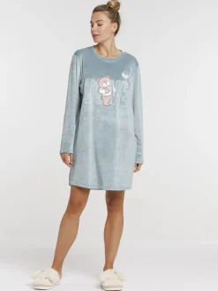 Chemise de nuit ourson love femme
