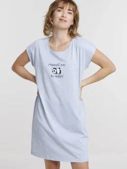 Chemise de nuit panda femme