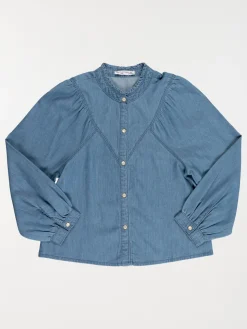 Chemise en jean fille (4-12A)