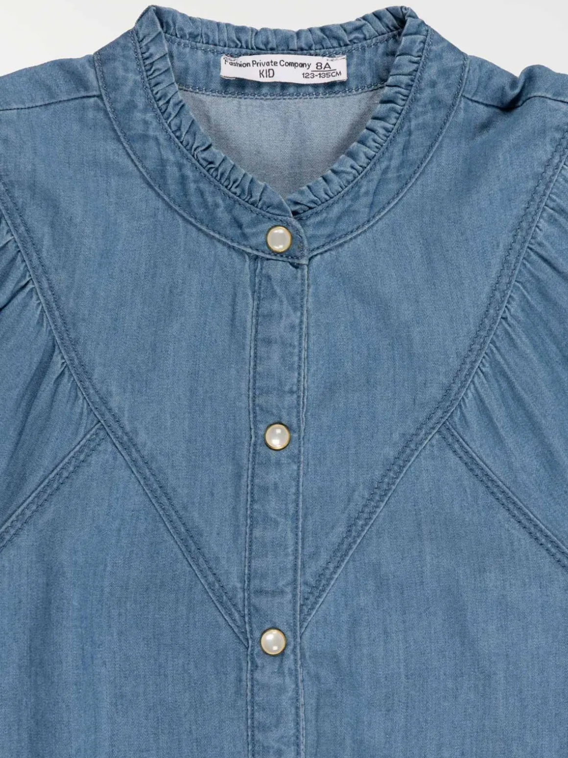 Chemise en jean fille (4-12A)