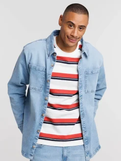 Chemise en jean stone homme