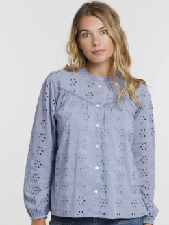 Chemise femme broderie anglaise