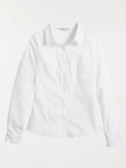 Chemise femme coloris blanc
