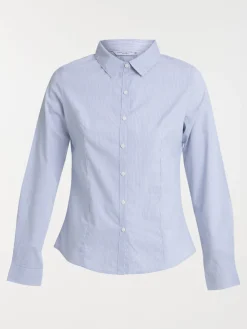 Chemise femme coloris bleu ciel