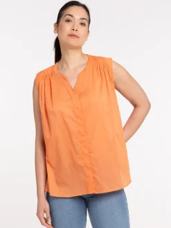 Chemise femme deep orange