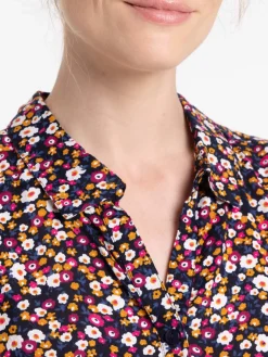 Chemise fleurie femme