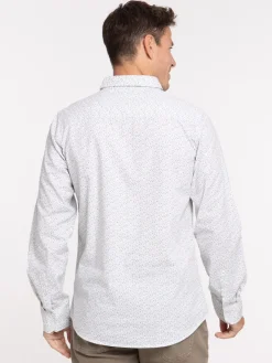 Chemise fleurie manches longues homme