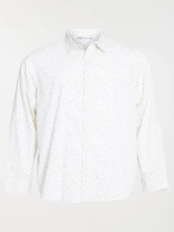 Chemise fleurs grande taille homme