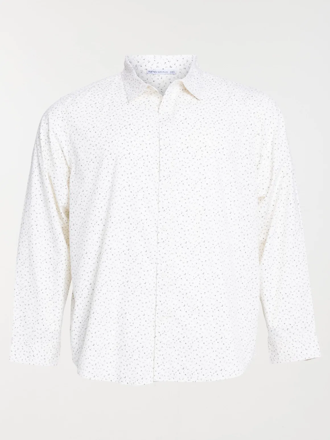 Chemise fleurs grande taille homme
