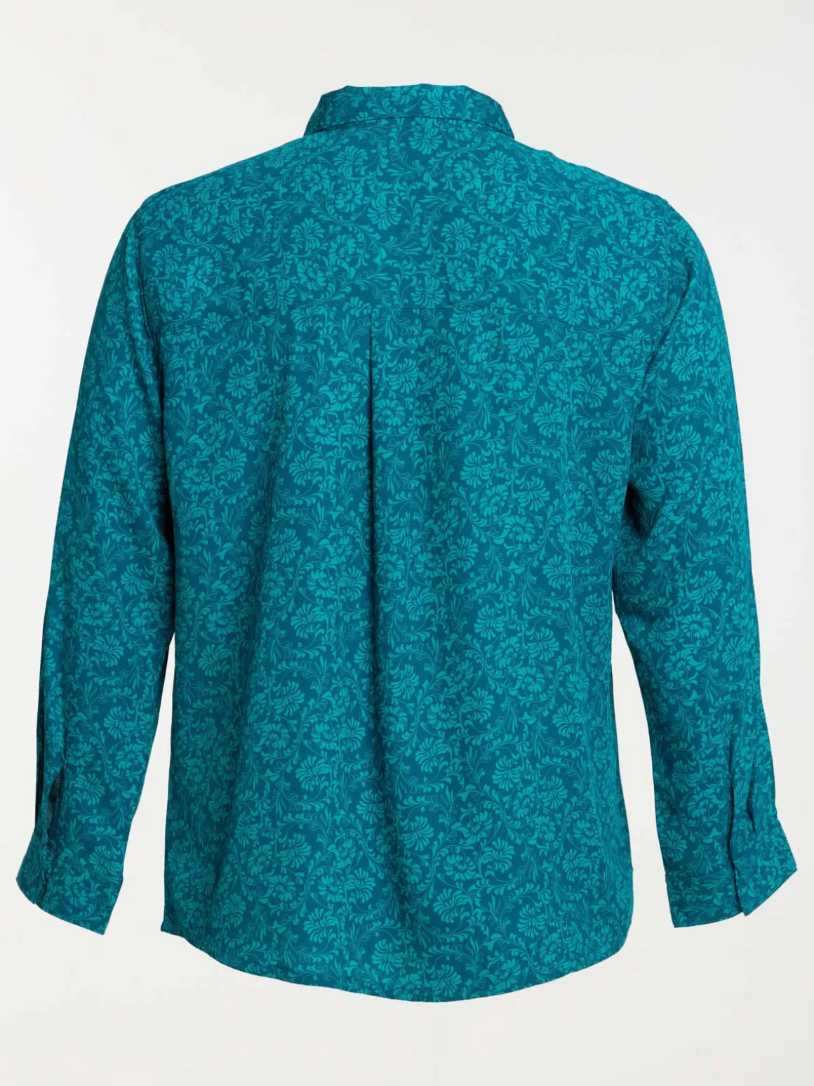 Chemise florale grande taille femme