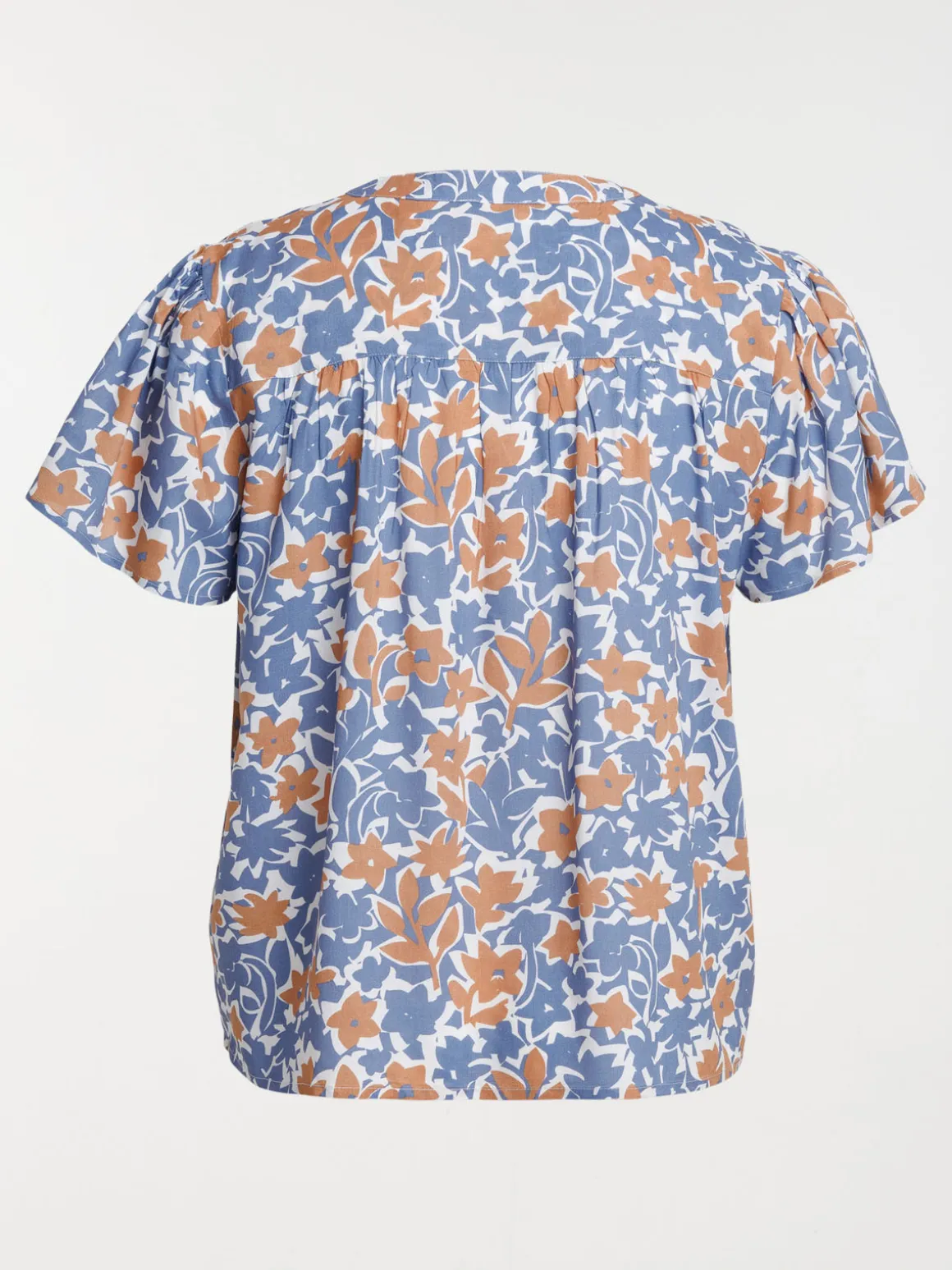 Chemise florale grande taille femme