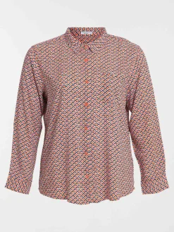 Chemise graphique grande taille femme
