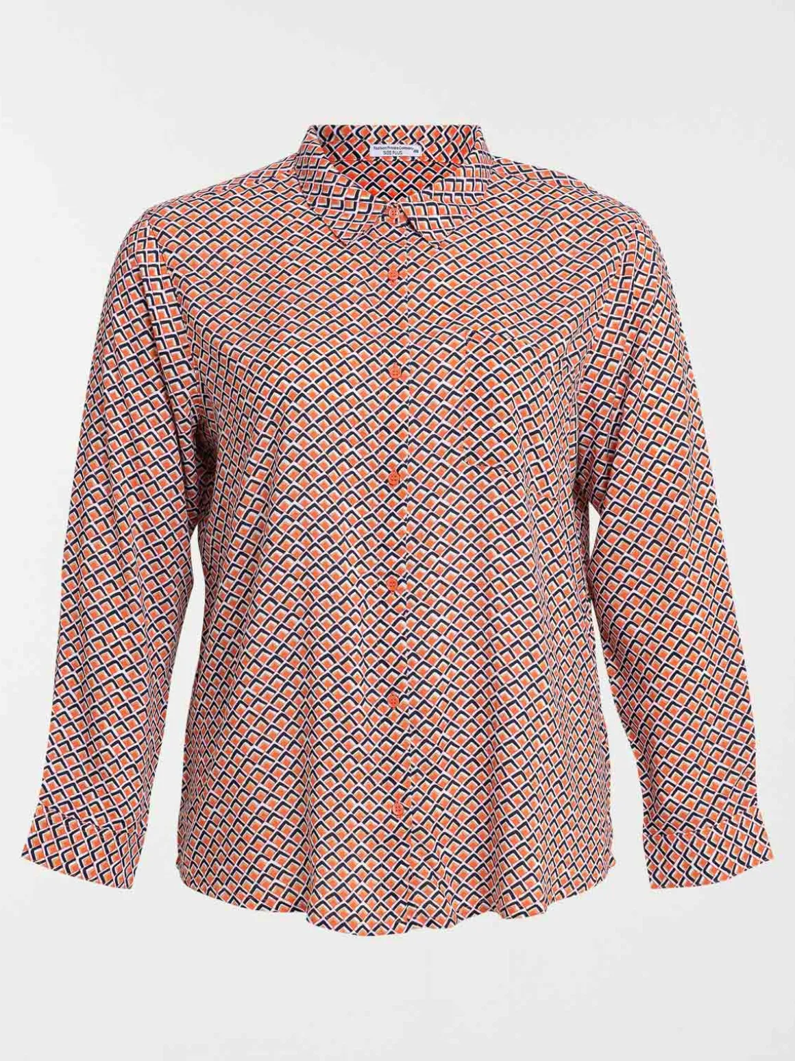 Chemise graphique grande taille femme