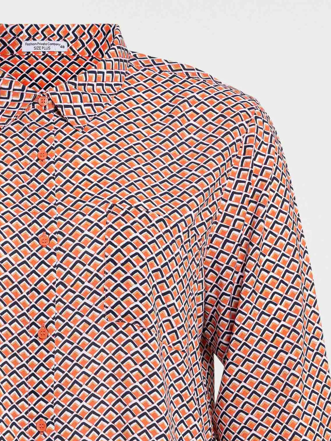 Chemise graphique grande taille femme