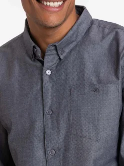 Chemise gris anthracite homme