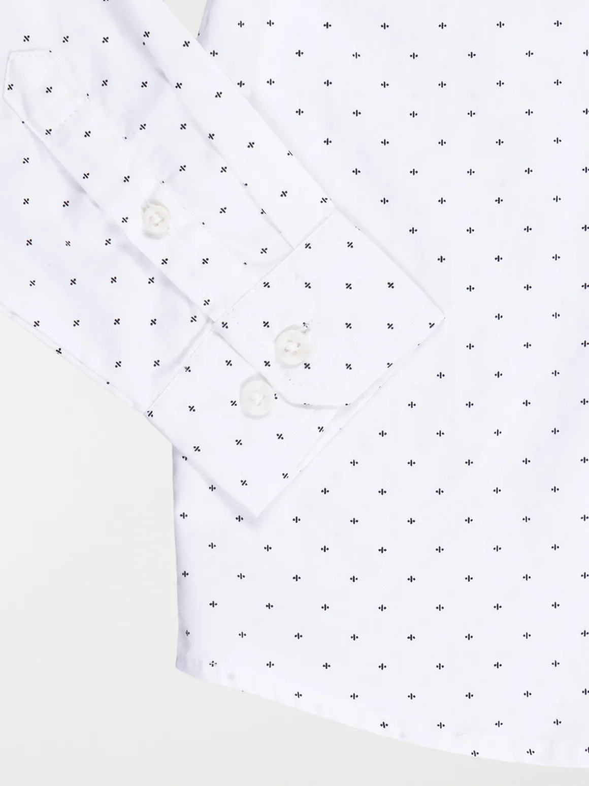Chemise imprimée blanche garçon (3-12A)