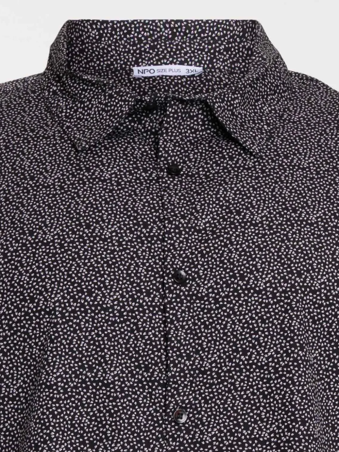 Chemise imprimée grande taille homme
