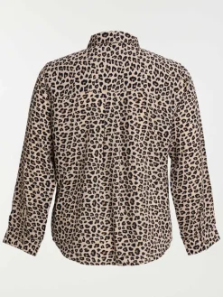 Chemise léopard grande taille femme