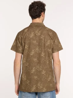 Chemise manches courtes imprimée homme