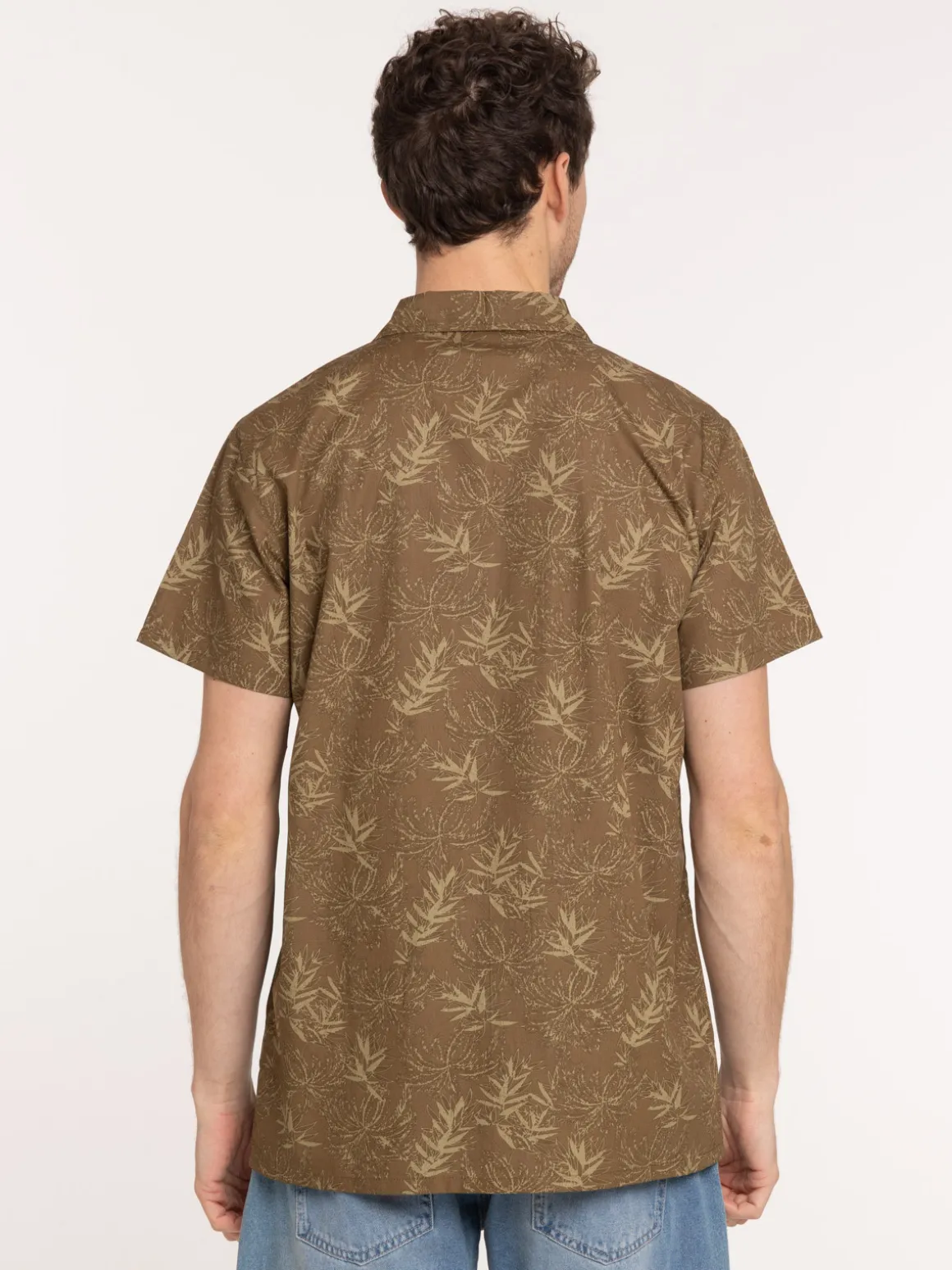 Chemise manches courtes imprimée homme