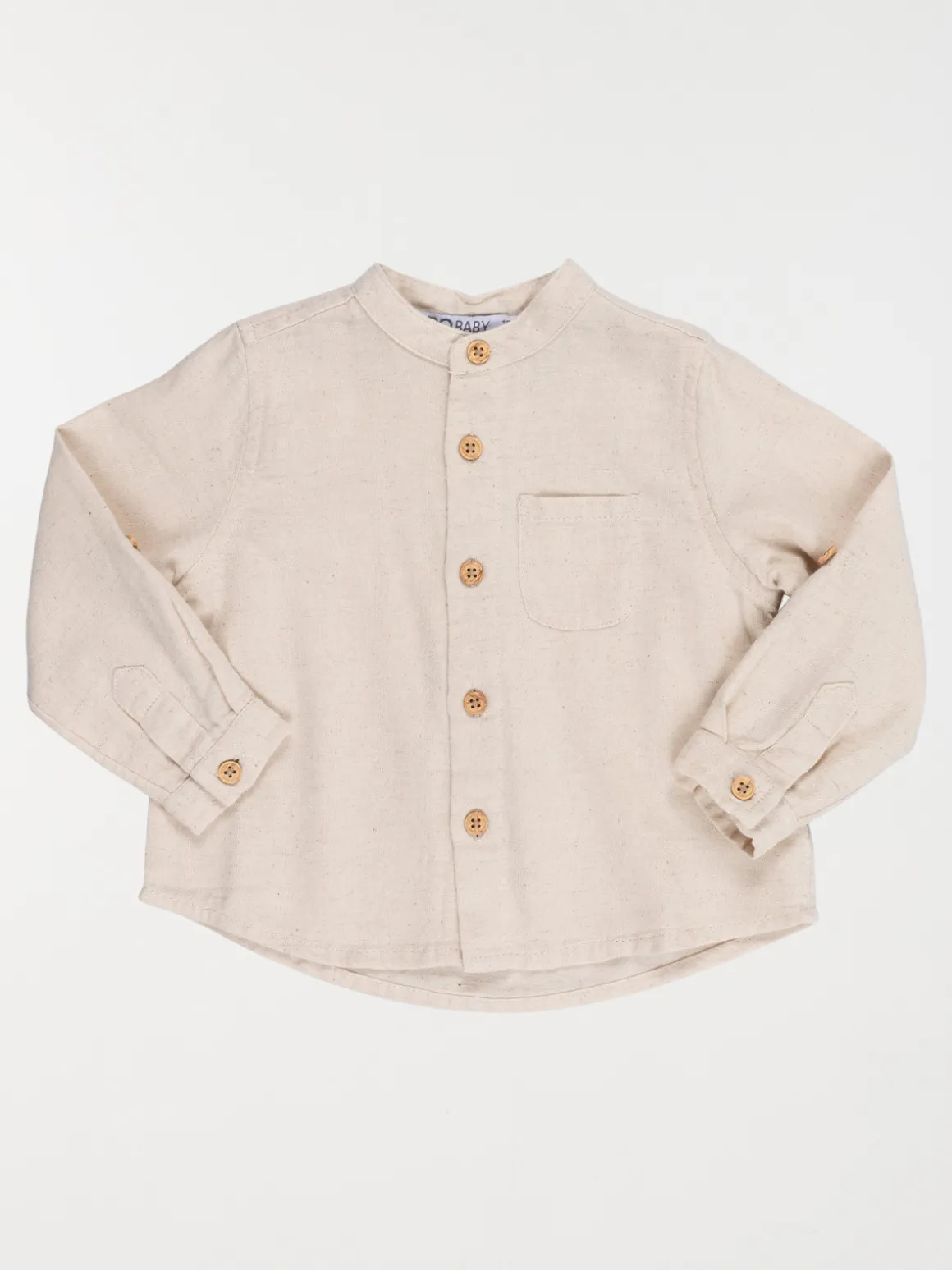 Chemise manches longues garçon (6-36M)