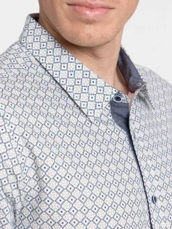 Chemise motif all over homme
