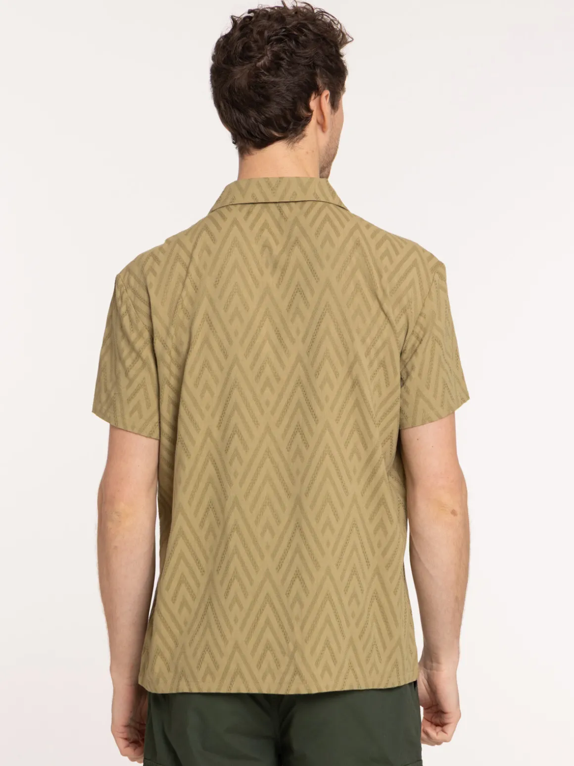Chemise motif vert boa homme