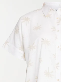 Chemise palmiers grande taille femme