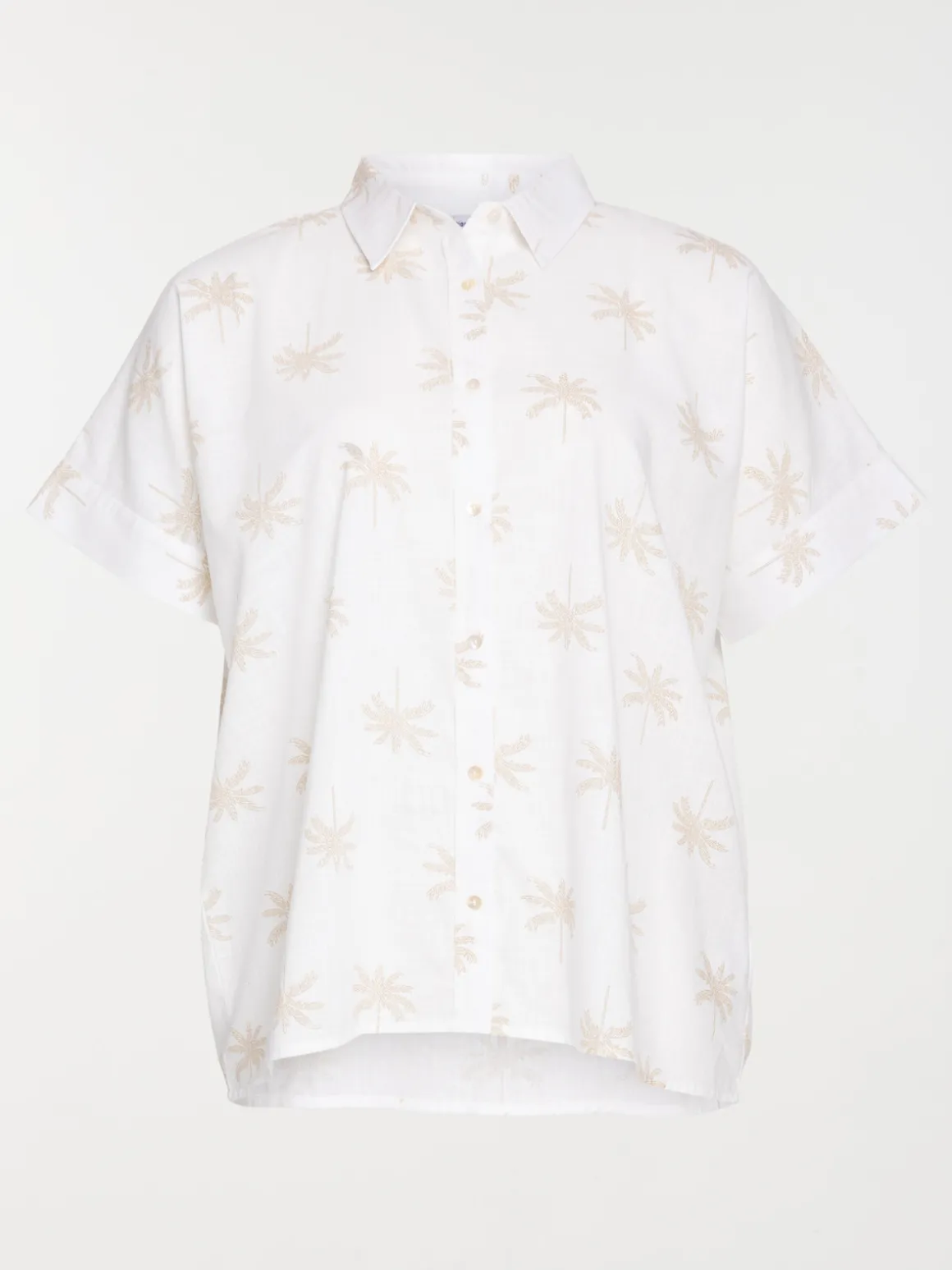 Chemise palmiers grande taille femme