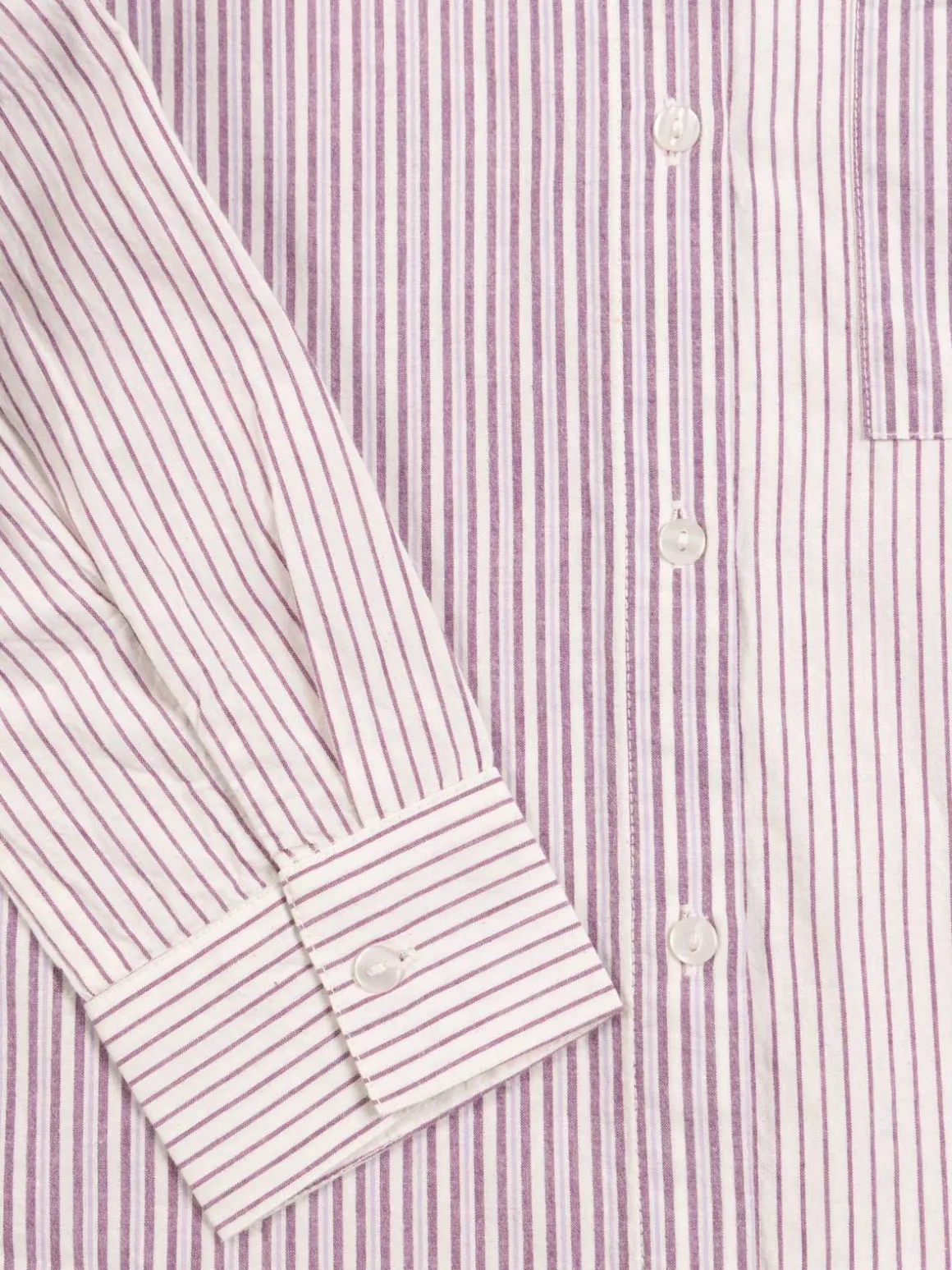 Chemise rayée deep lavande fille (XXS-M)